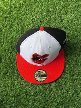 New Era 59FIFTY Baltimore Orioles Authentic Collection Fitted Hat Size 7 1/4